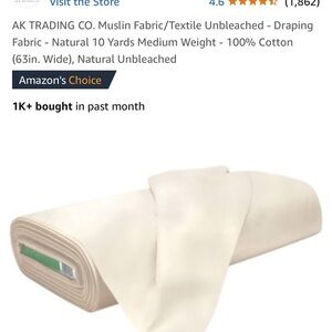 NEW 10 Yards Muslin Fabric